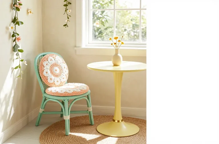 Viral Home Glow-Up: 4 Meadow-Inspired Spring Crochet Ideas with Flower Details 2026!