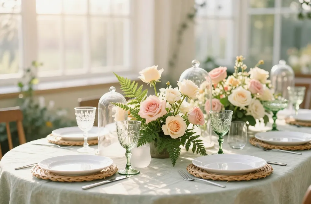 Viral 4 Romantic Spring Table Decor Featuring Rose and Floral Elements 2026!