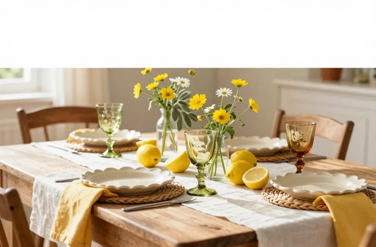 Bloom Bold: 4 Yellow Flower Spring Table Decor Ideas to Brighten Your Table 2026!