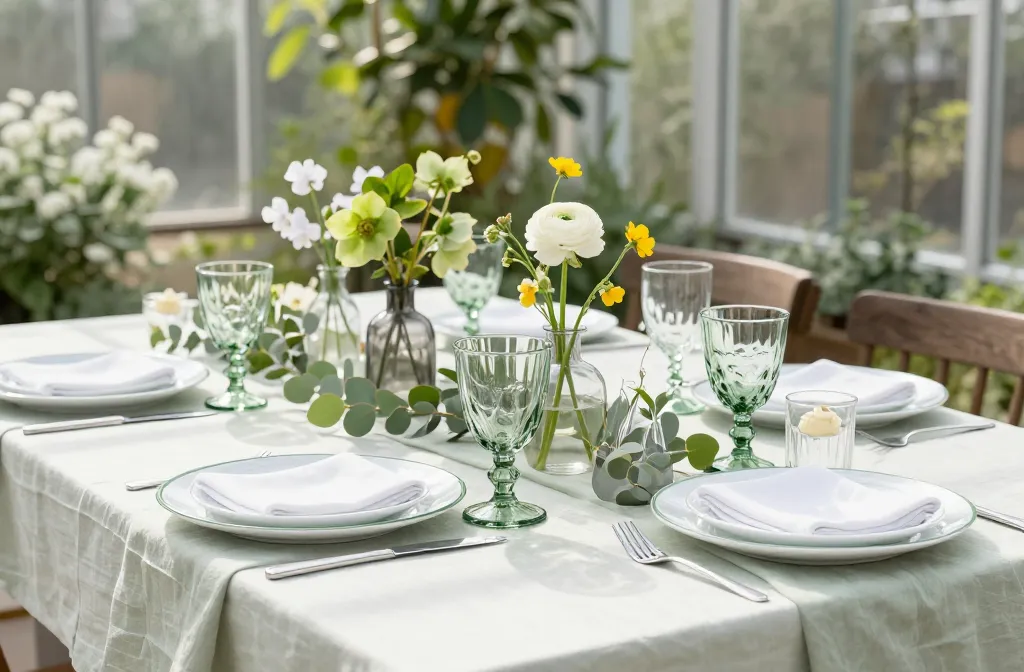 Viral Ideas 3 Green Botanical Spring Table Decor Inspired by Nature 2026!