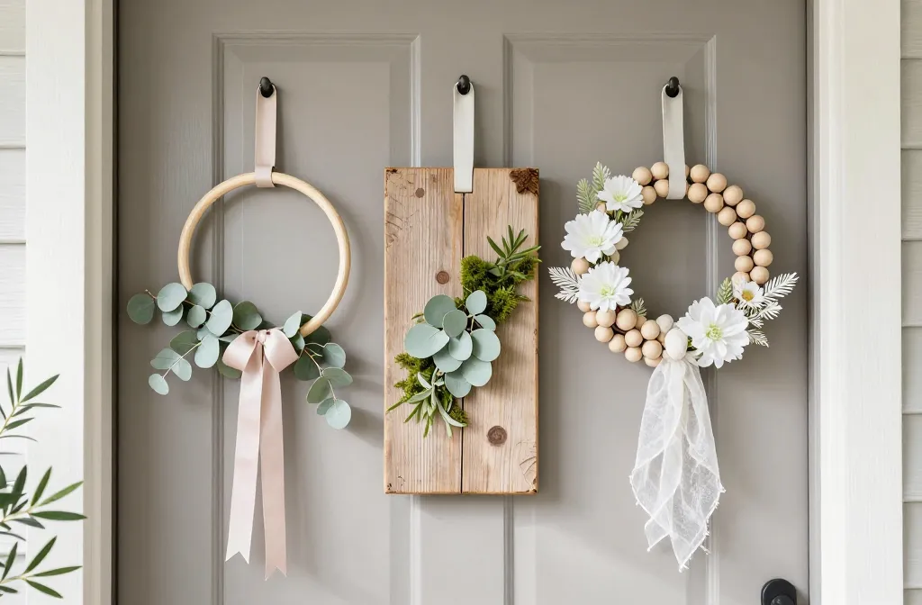 Viral 3 Natural Spring Door Hanger Ideas with Wood, Greenery, and Soft Colors 2026!
