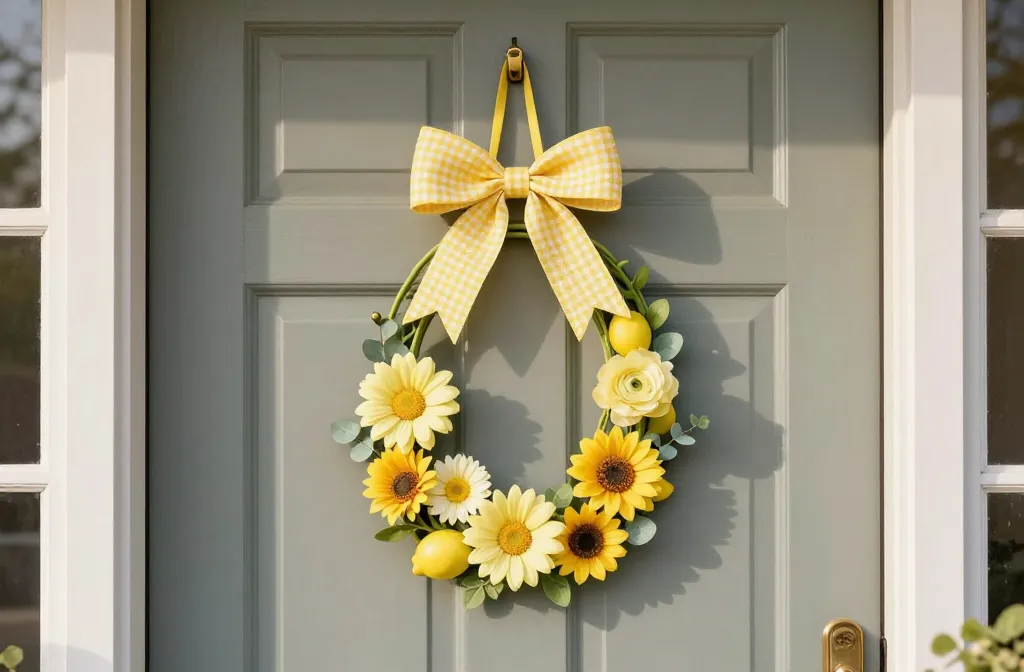 Viral 4 Yellow Flower Spring Door Hanger Ideas to Brighten Your Door 2026!