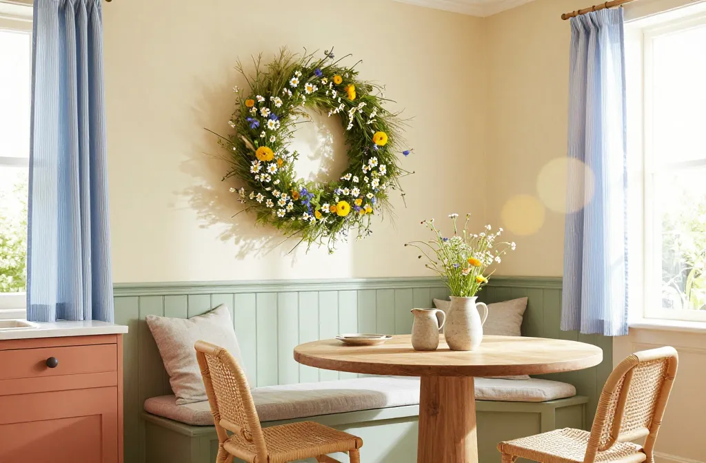 Viral 5 Cozy Spring Wreath Ideas with Meadow and Wildflower Motifs 2026!